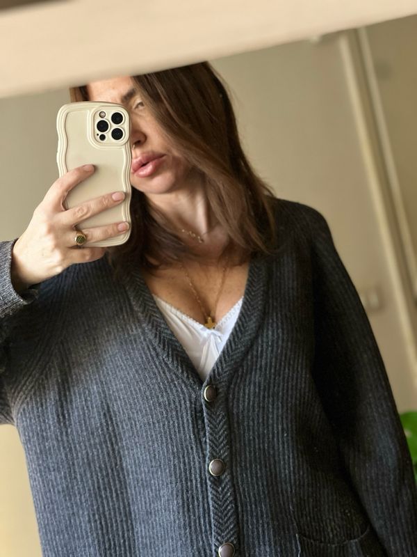 Boxy Knit Cardigan