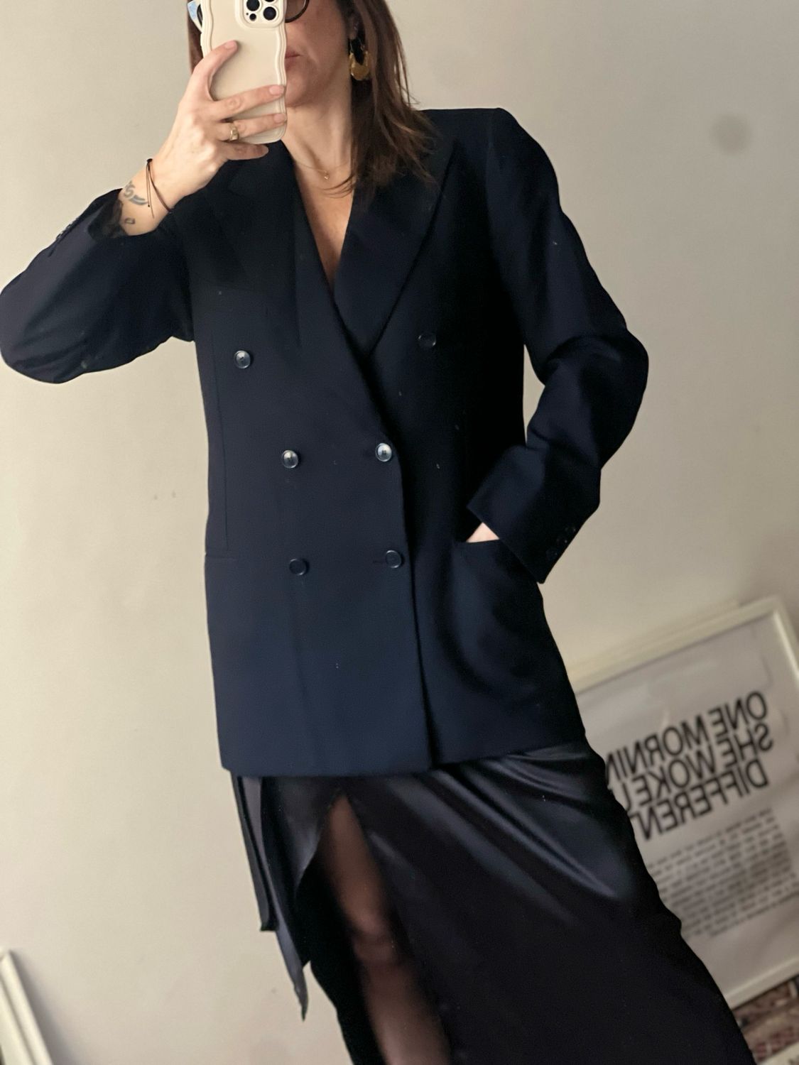 Blazer doppio petto tessuto Mario Zegna