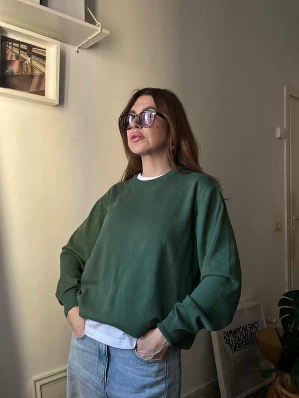 Silk and cashmere sweater