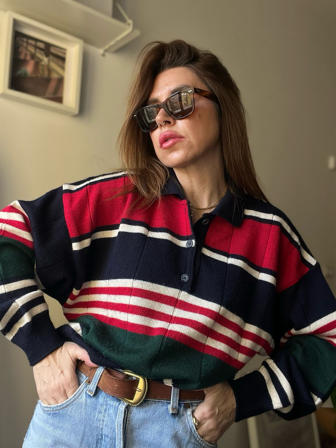 Polo in lana vintage