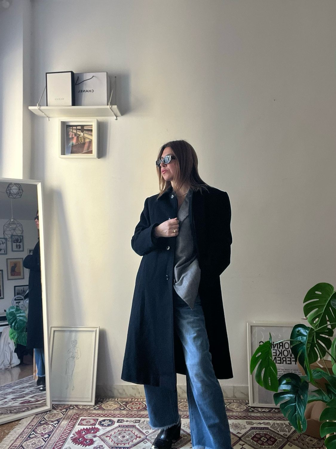 Cappotto con colletto