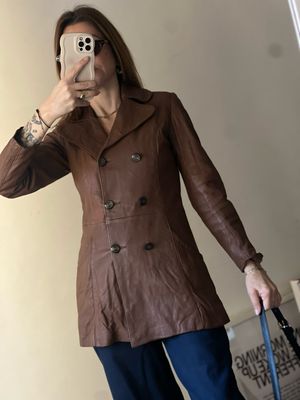 Giacca in pelle anni 70