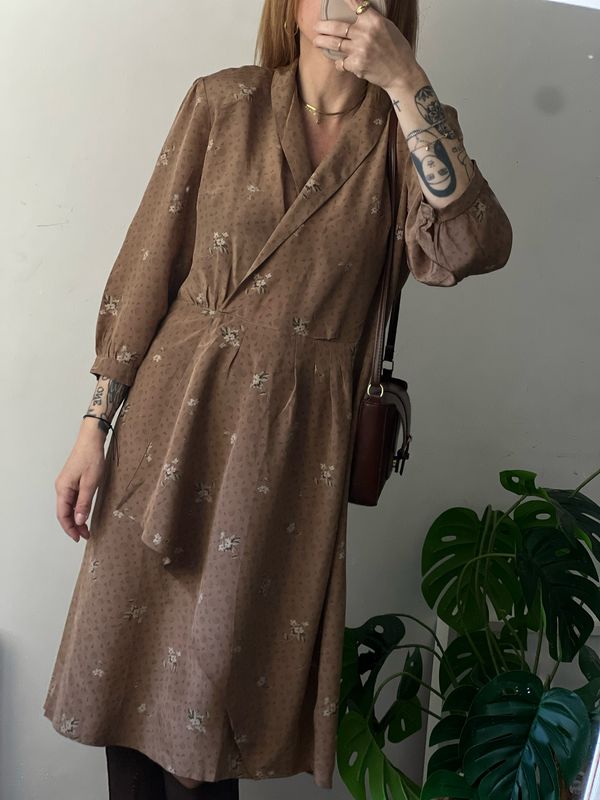 Dress anni 50 beige