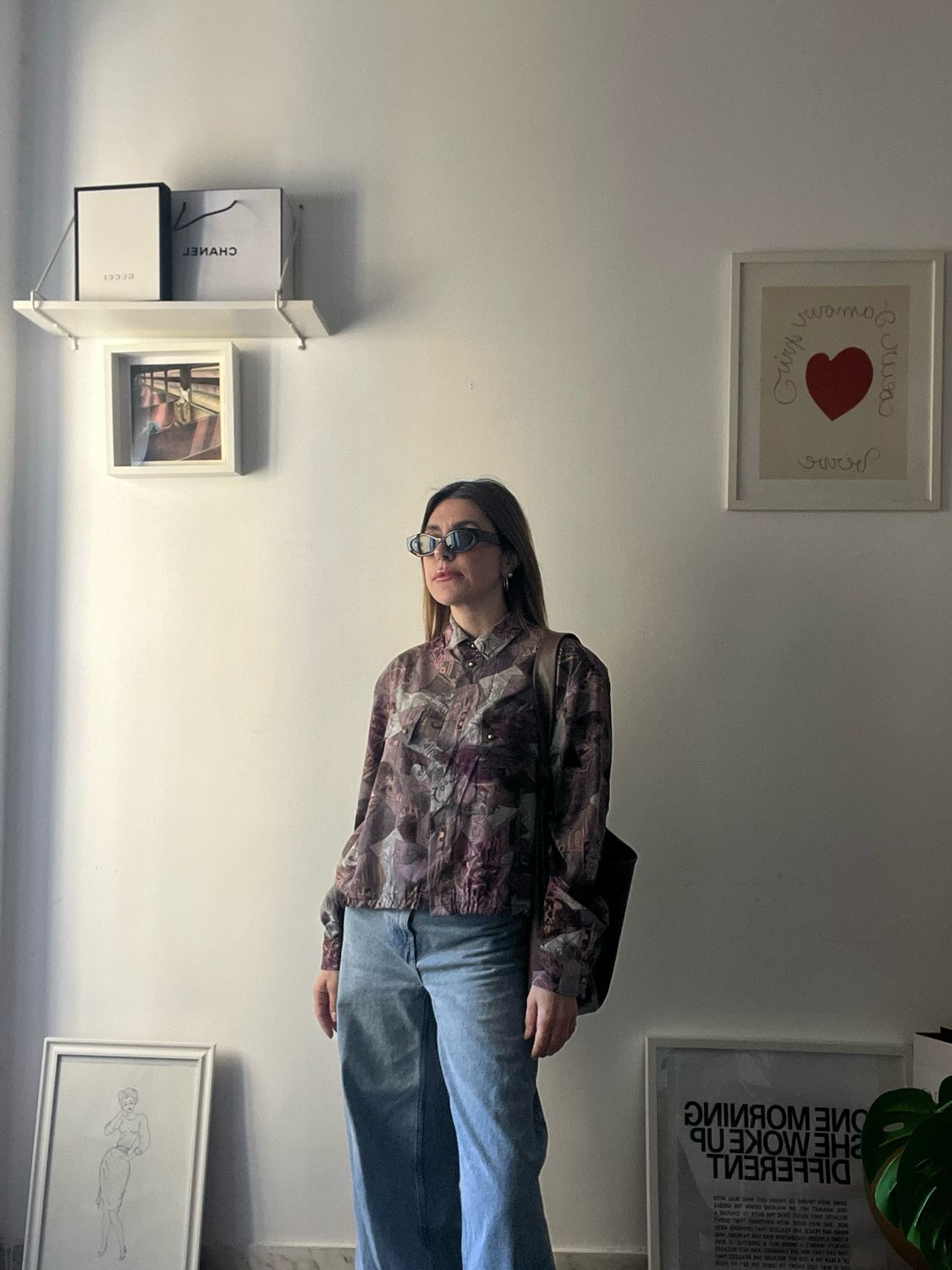 Camicia Vintage Upcycled Crop