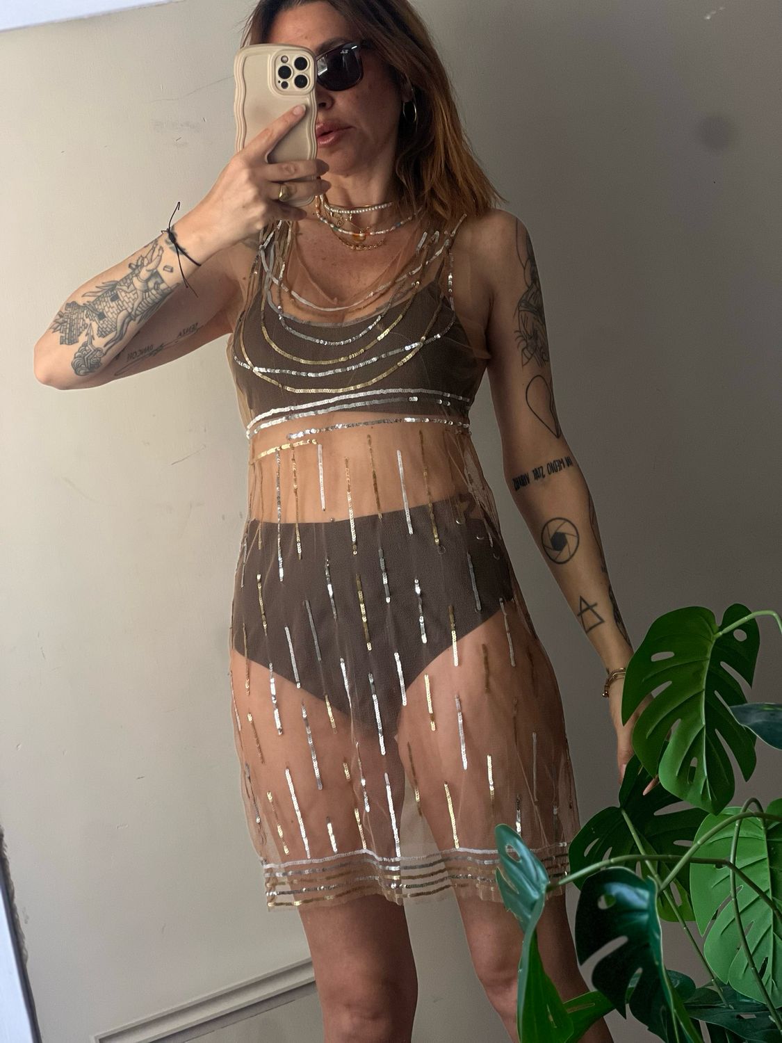 ABITO IN RETE GOLD &amp; SILVER