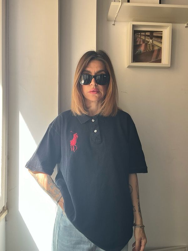 POLO RALPH LAUREN BLACK – BIG PONY RED
