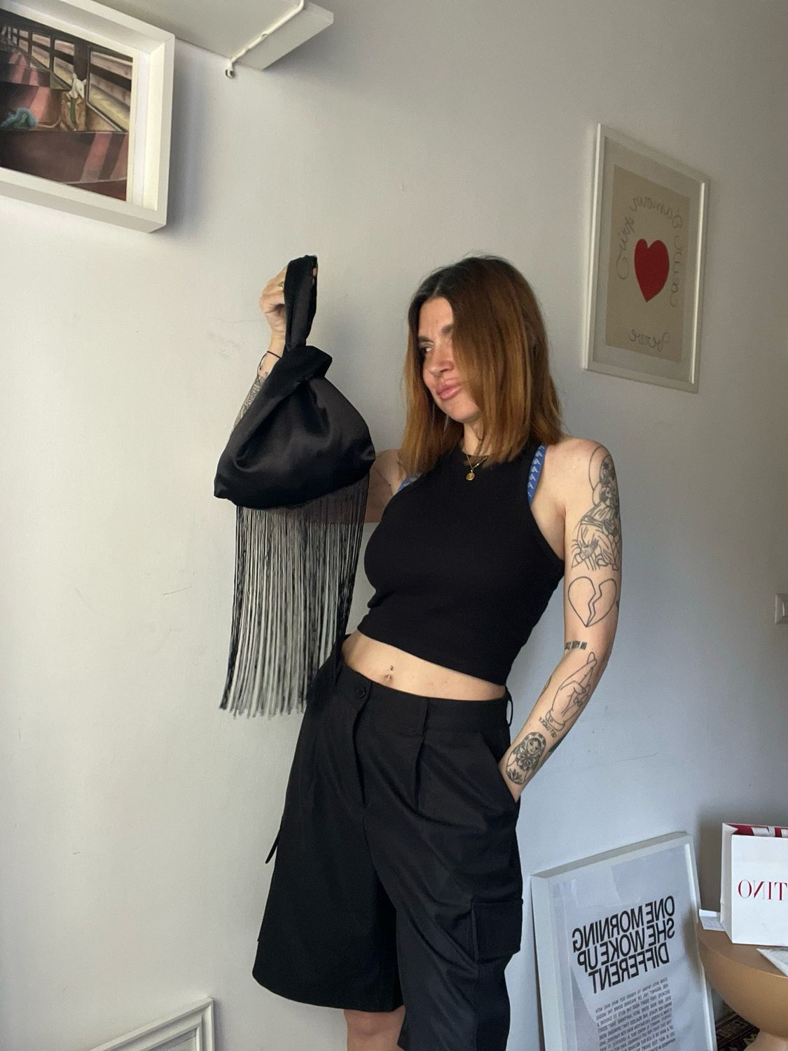 Fringed Clutch