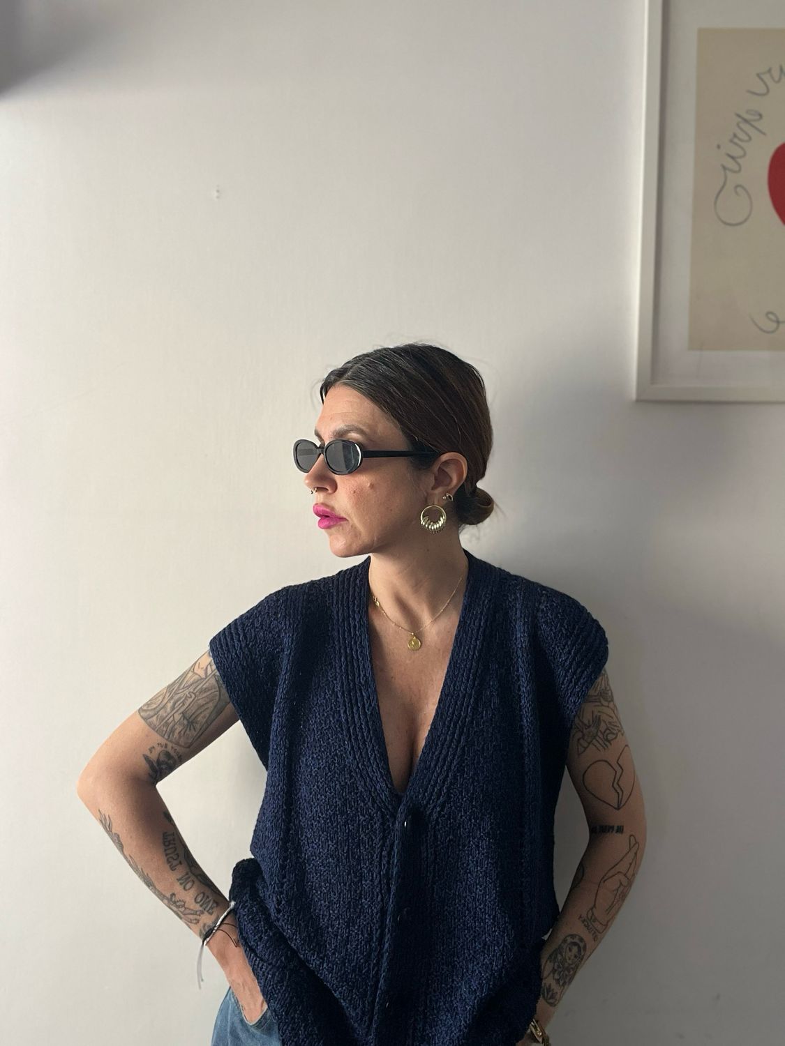 GILET IN MAGLIA HAND KNITTED