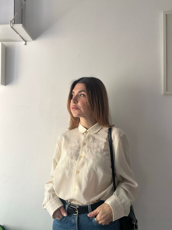 Camicia vintage ricami