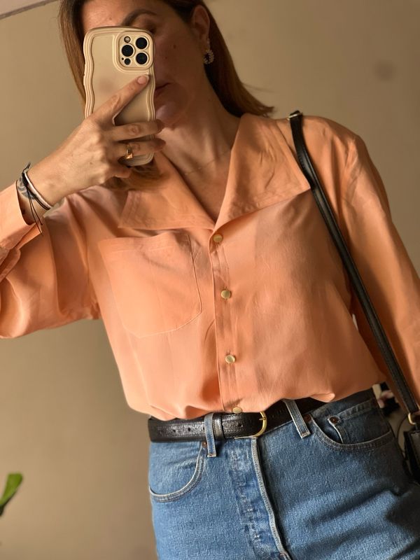 Camicia Peach smoothie