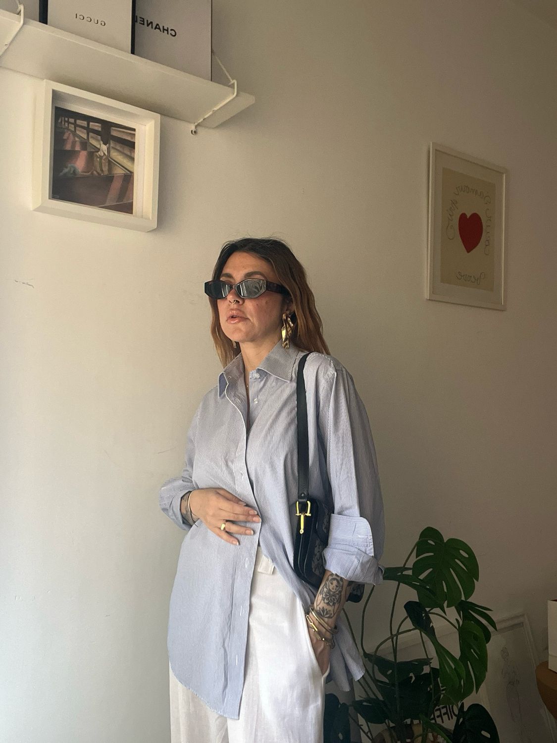 Pencil stripes shirt