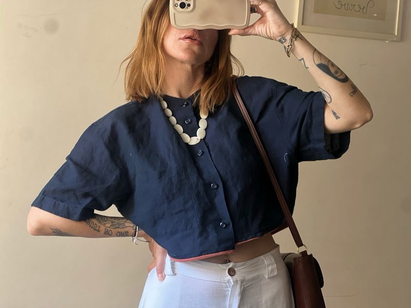 Camicia Armani upcyled