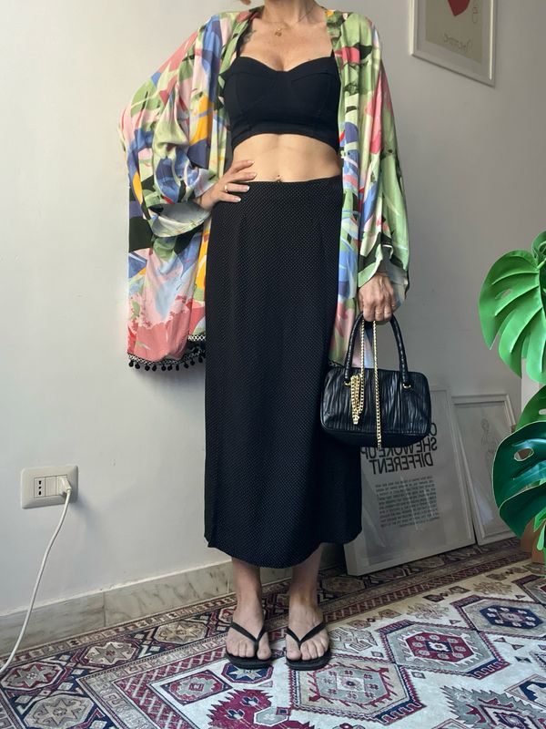 Vintage wrap skirt
