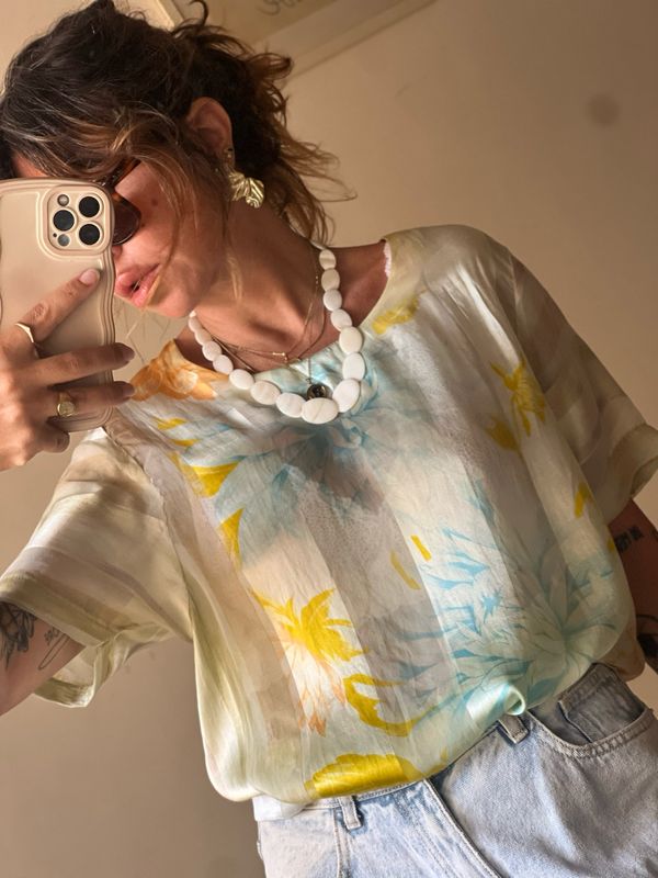 delicate tunic silk watercolor