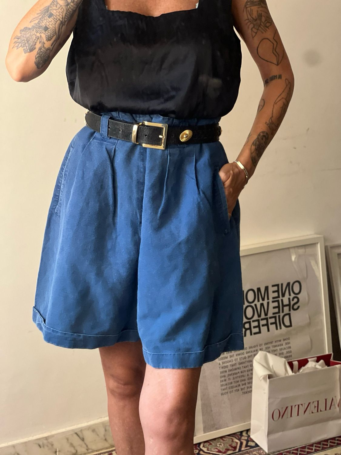 Vintage blue shorts