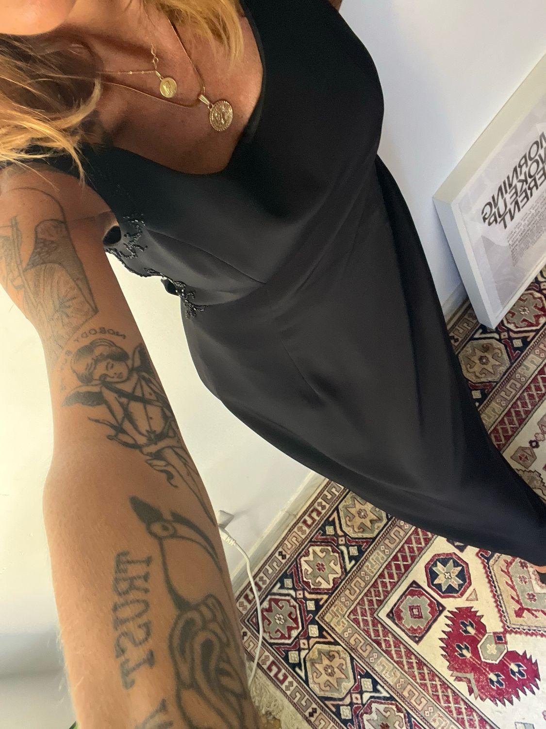 ‘90s Black Evening Dress