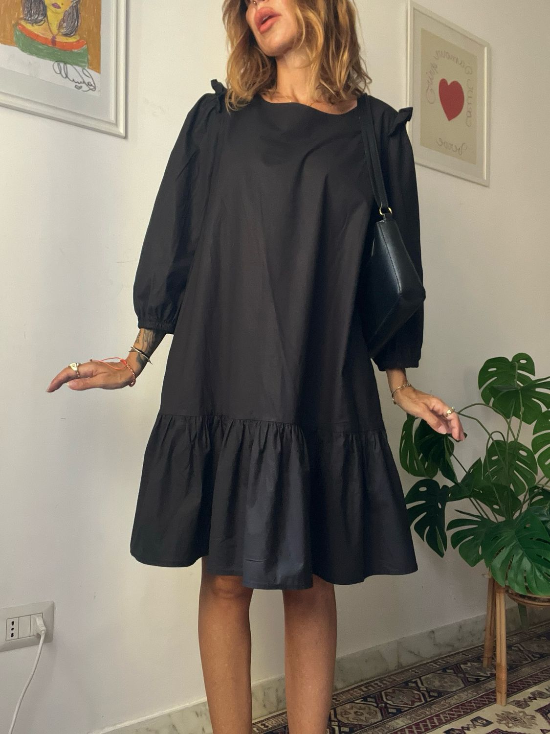 Preppy black dress