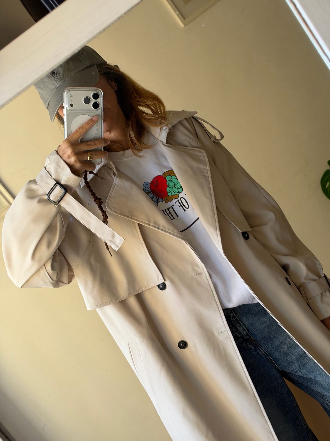 Classic beige trench