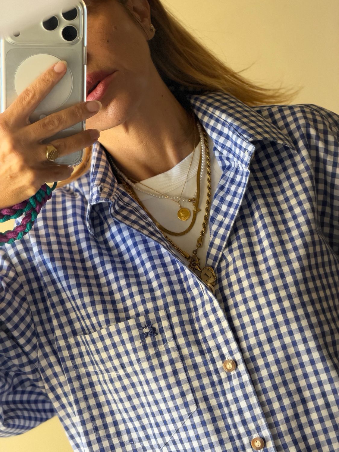 Camicia Vichy tirolese