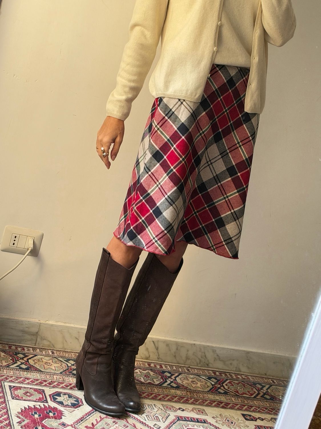 Tartan vintage skirt