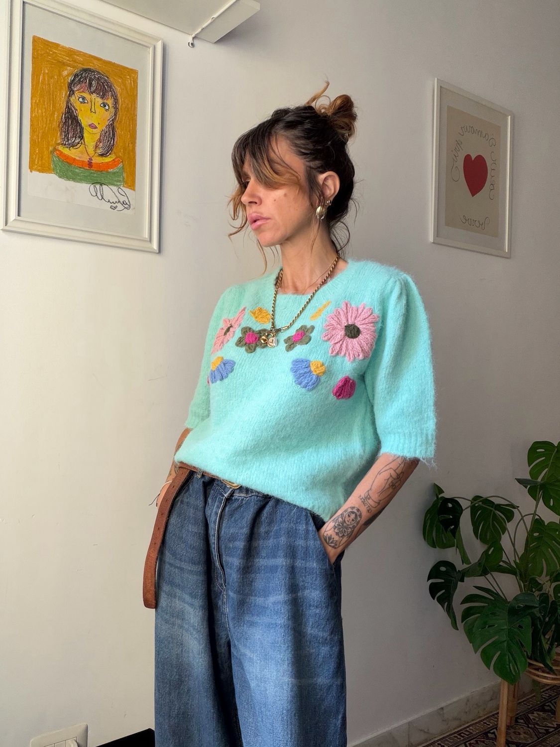 Cute flowers Pull