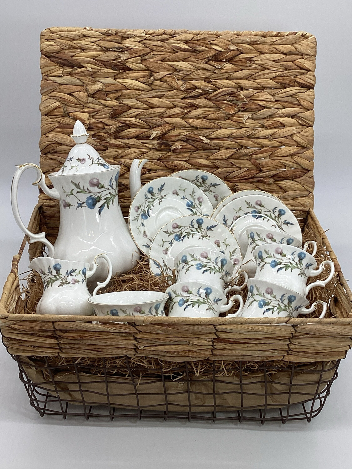 Tea Set Royal Albert Brigadon Made In England Tea Set Vintage China Tea Set