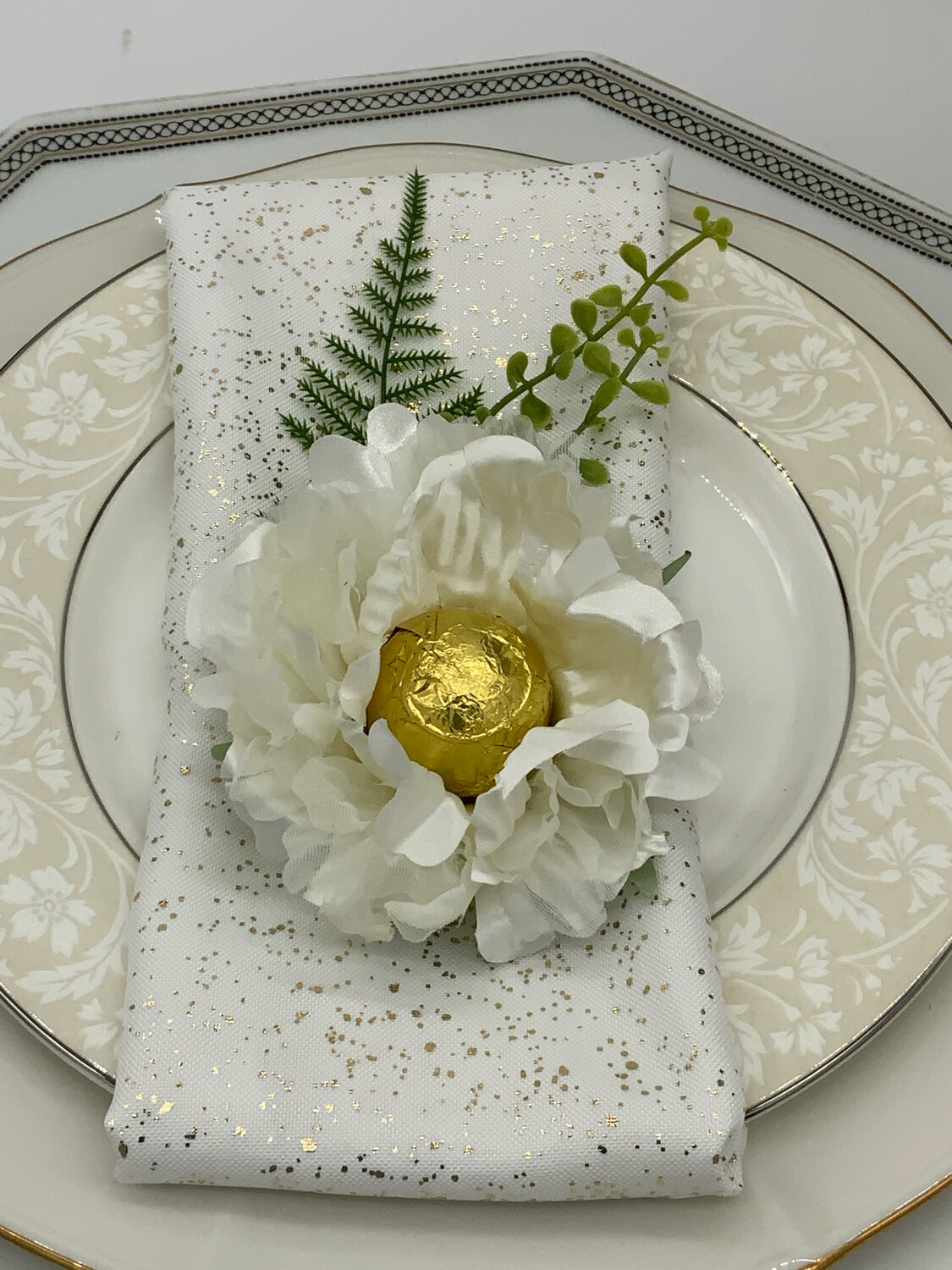 Ivory Flowers Table Decor Off White Centerpiece Home Decoration Hostess Special