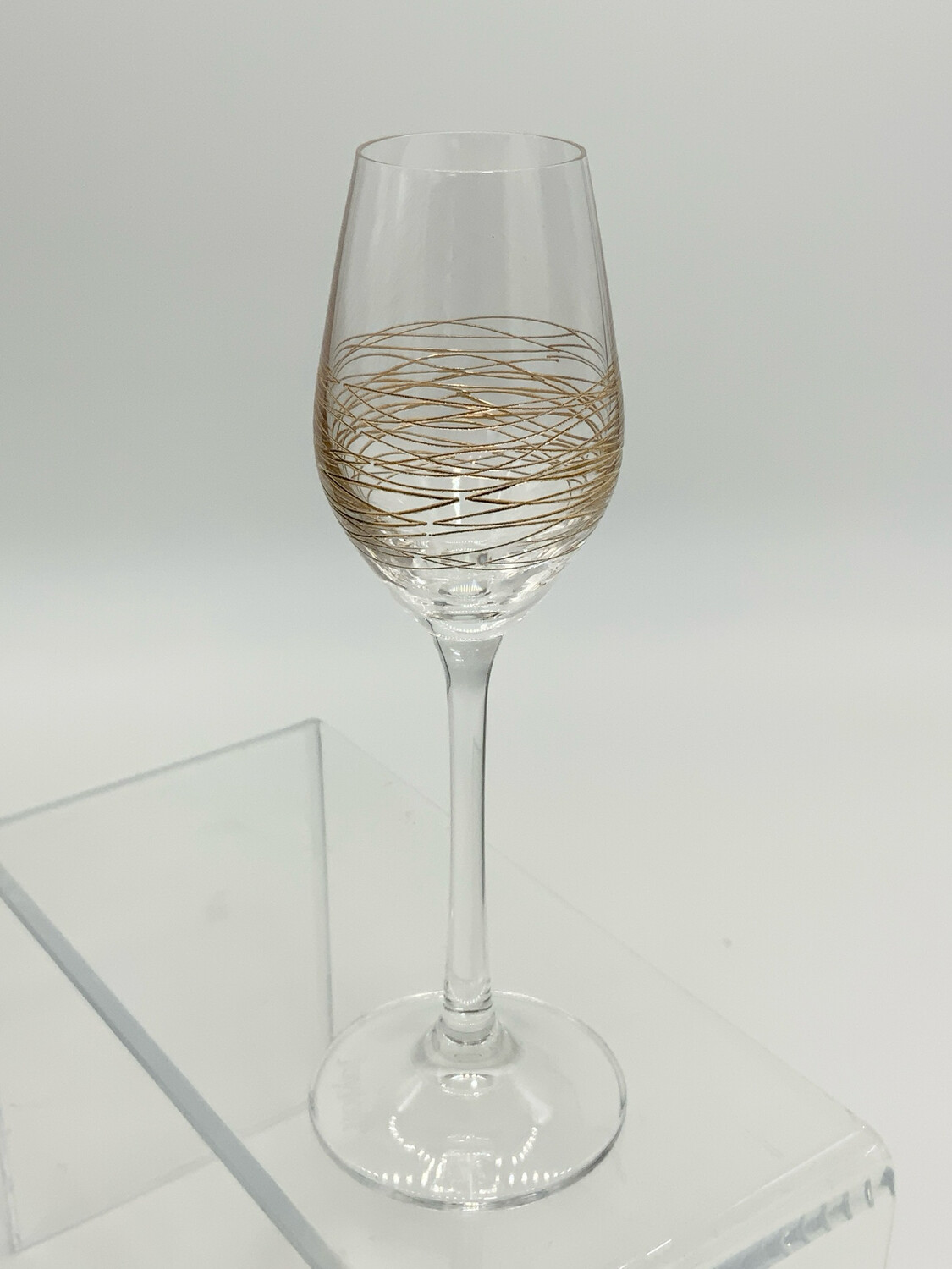 Set Of 4 Shot Glasses 2 Oz Hand Blown European Style