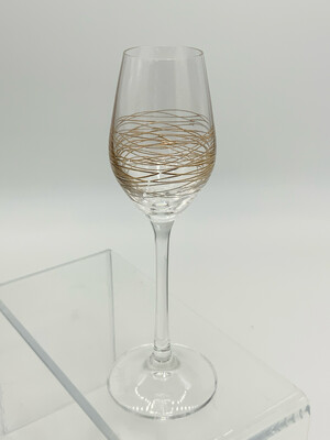 Set Of 4 Shot Glasses 2 Oz Hand Blown European Style