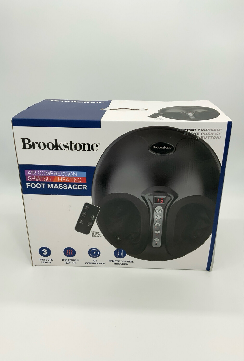 Foot Massager Air compression Shiatsu  Brookstone Pain Relief And Relaxation