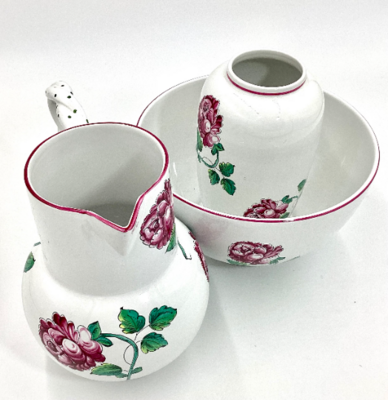 Strasbourg Flowers For Tiffany &amp; Co Portugal Set Of Bowl Pitcher And Vase