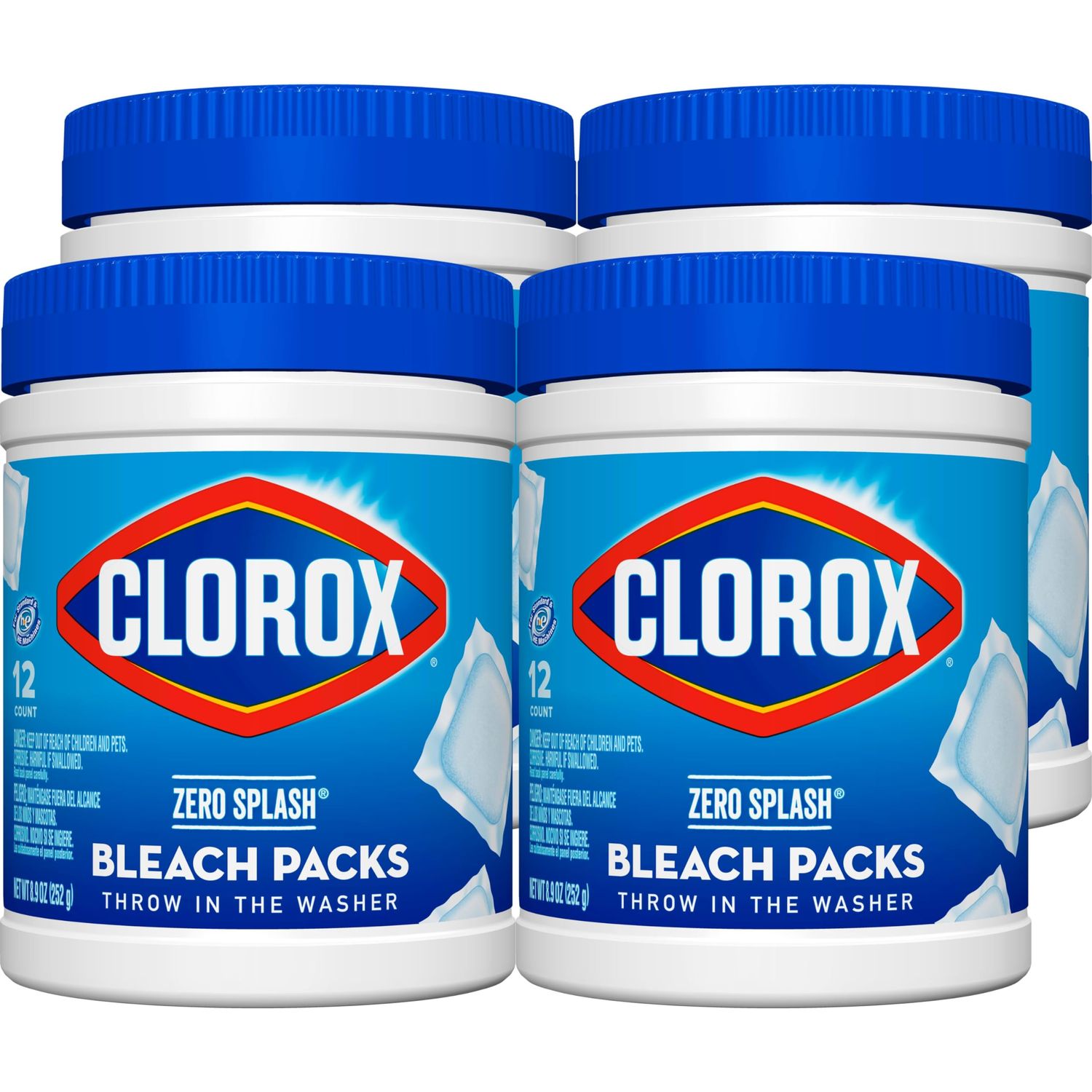 Clorox Zero Splash Bleach Packs - 12ct