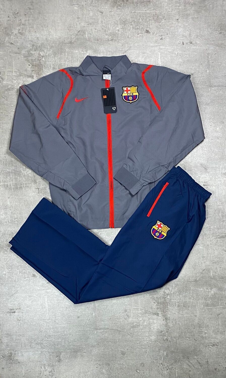 FC Barcelona waterproof tracksuit Vintage 05/06