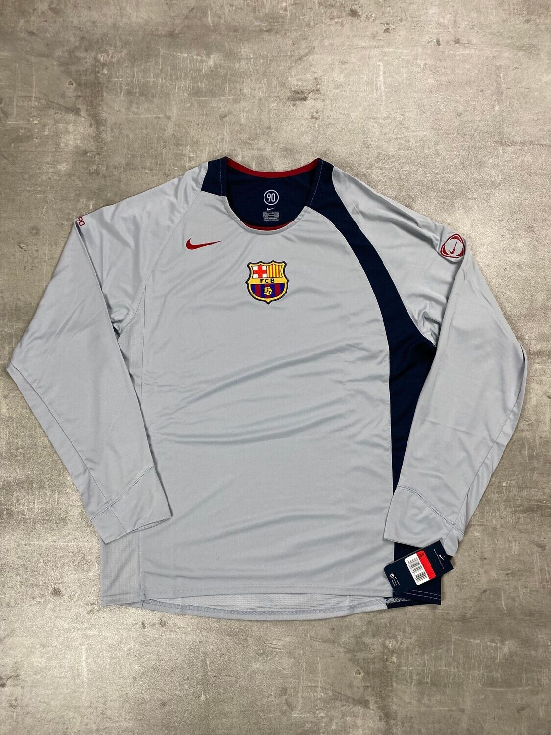 FC Barcelona long sleeve T-Shirt Vintage 2002 L