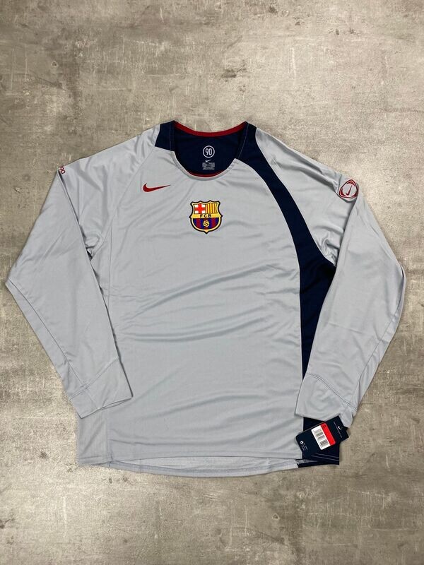 FC Barcelona long sleeve T-Shirt Vintage 2002 L