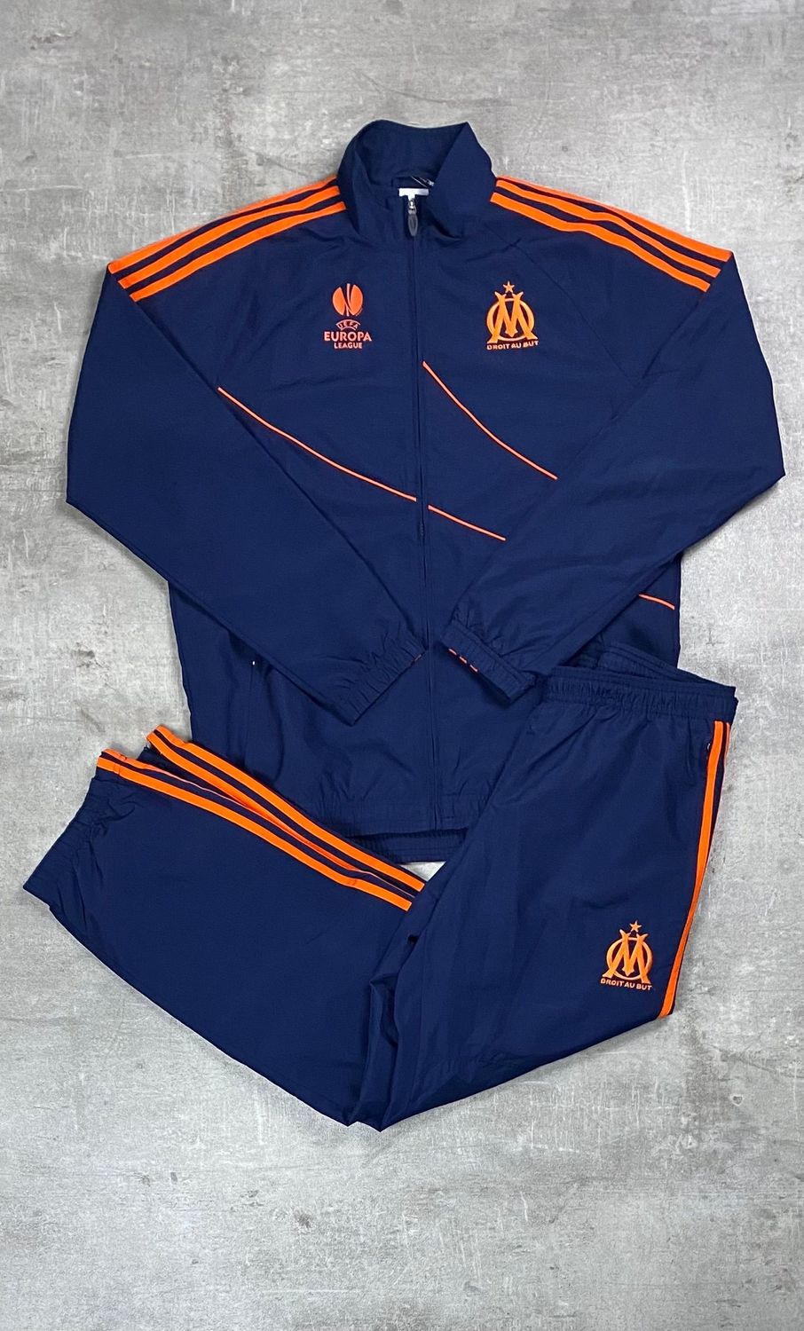Olympique Marseille waterproof tracksuit vintage UEL 2009/2010