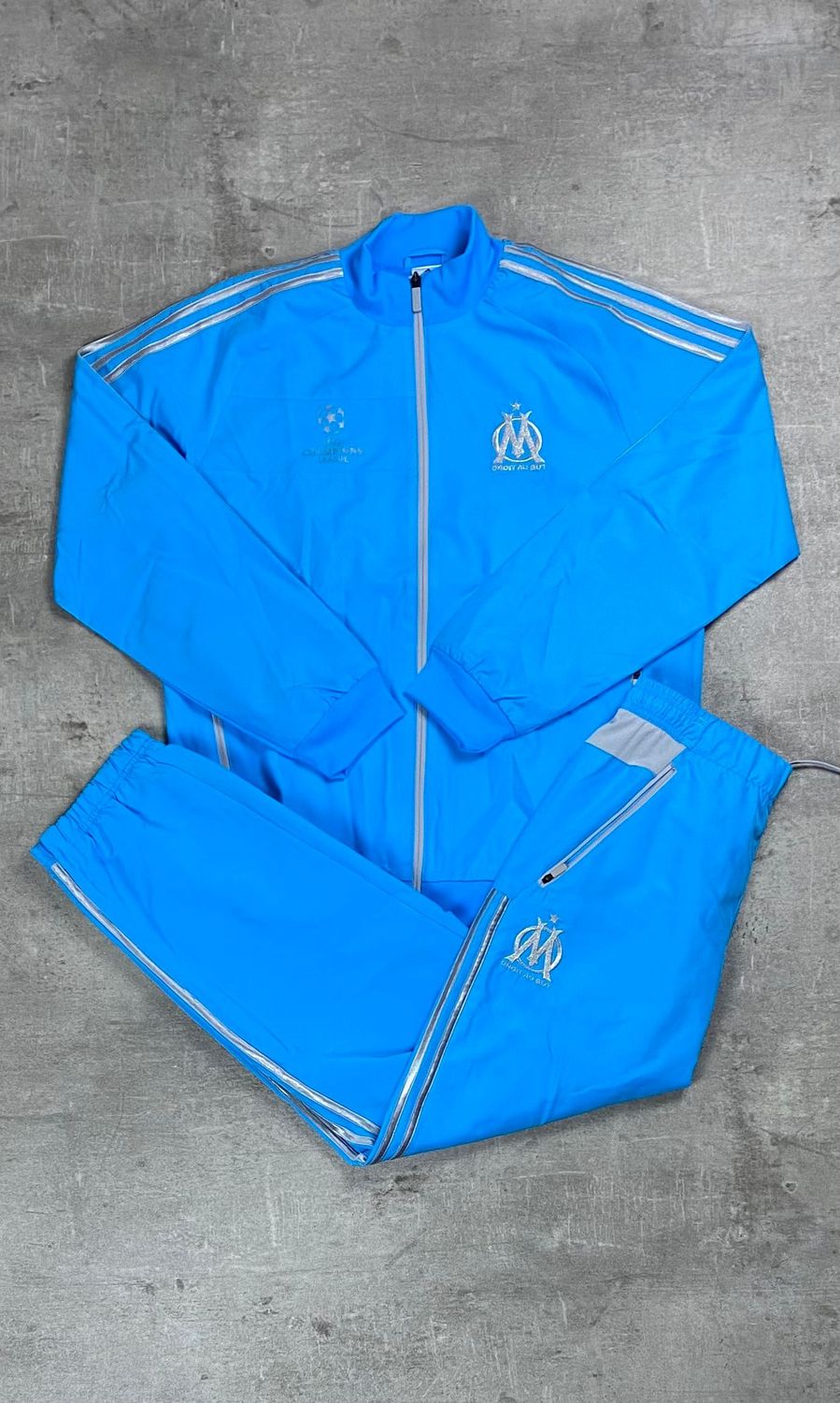 Olympique Marseille waterproof tracksuit vintage  UCL  2013/2014
