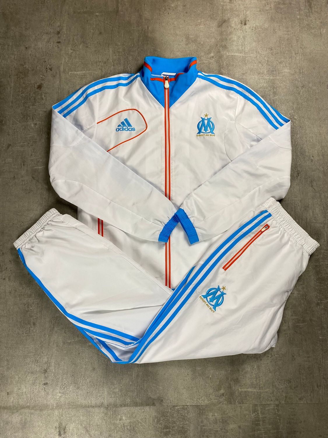Olympique Marseille waterproof tracksuit vintage 2012/2013