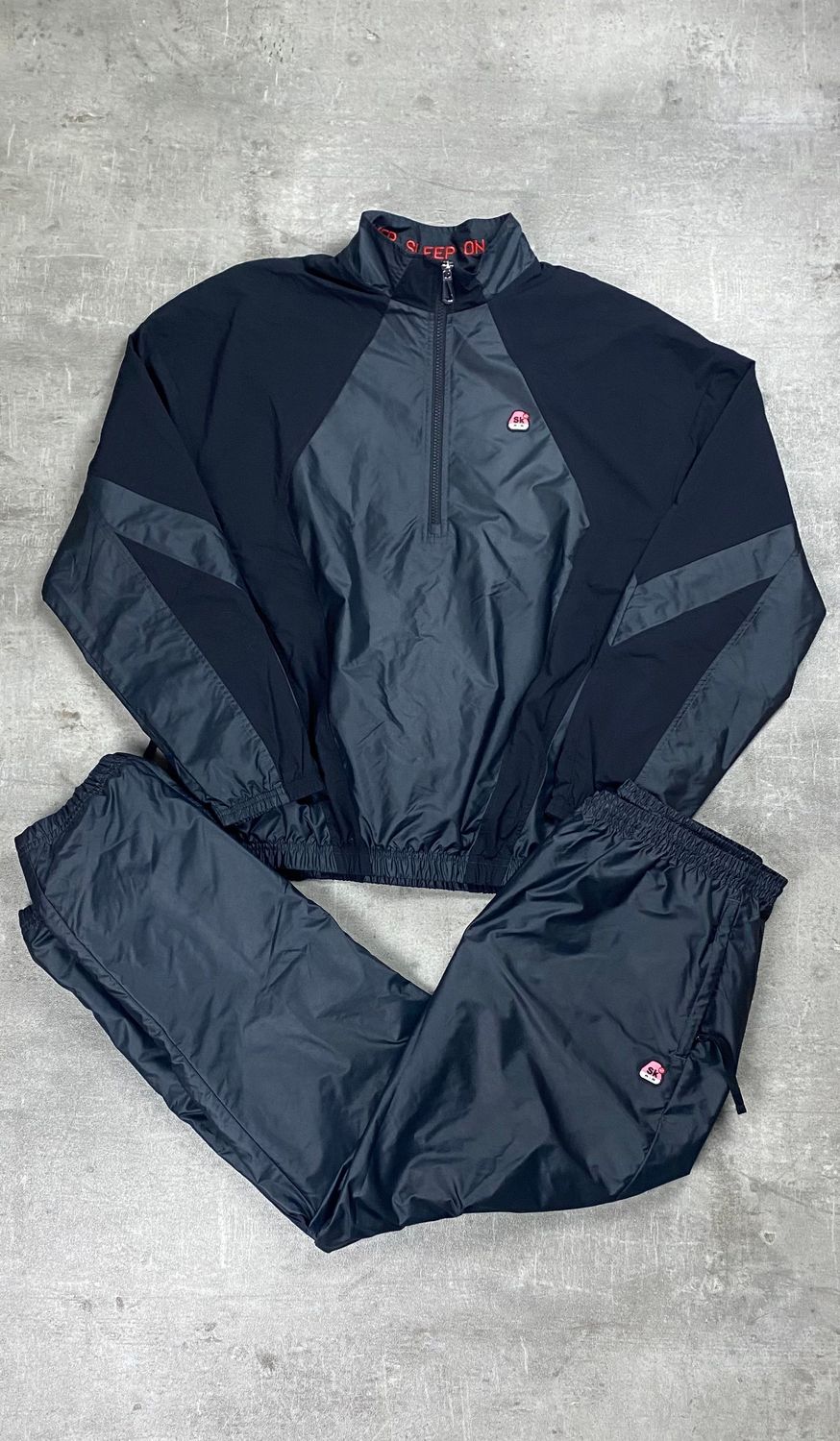 Nike X Skepta Tracksuit set vintage Black Never Sleep on Tour