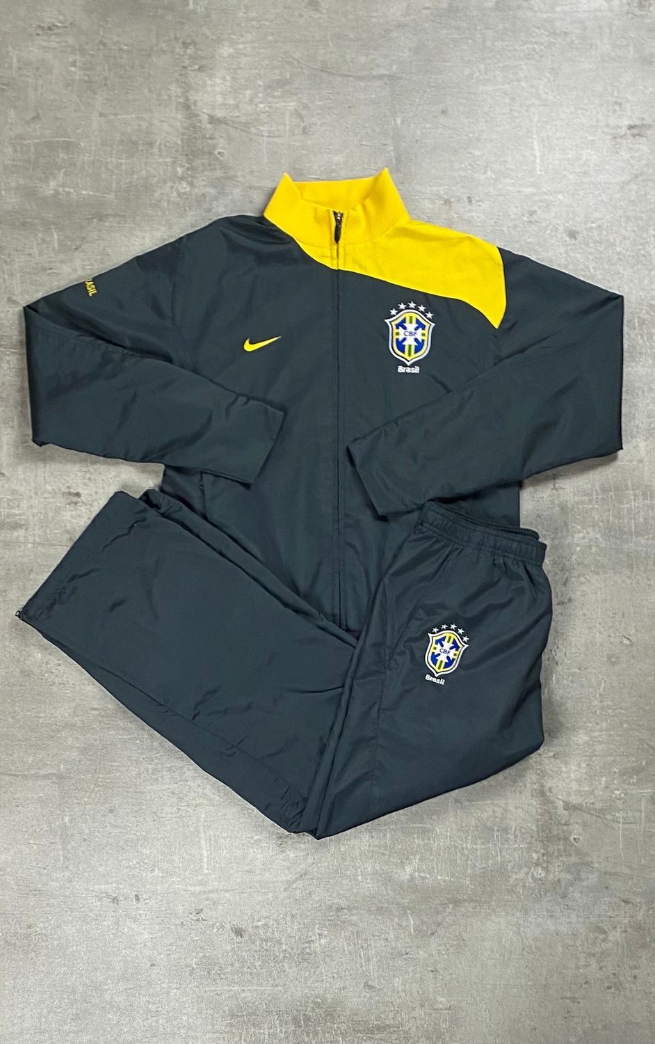 Brasil Tracksuit vintage Nike Black/Yellow