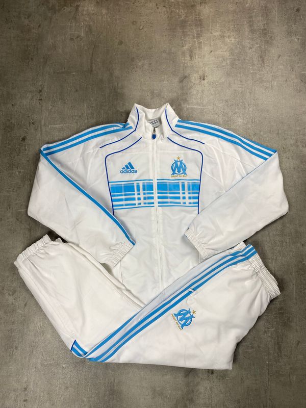 Olympique Marseille Tracksuit Vintage Adidas White 2010