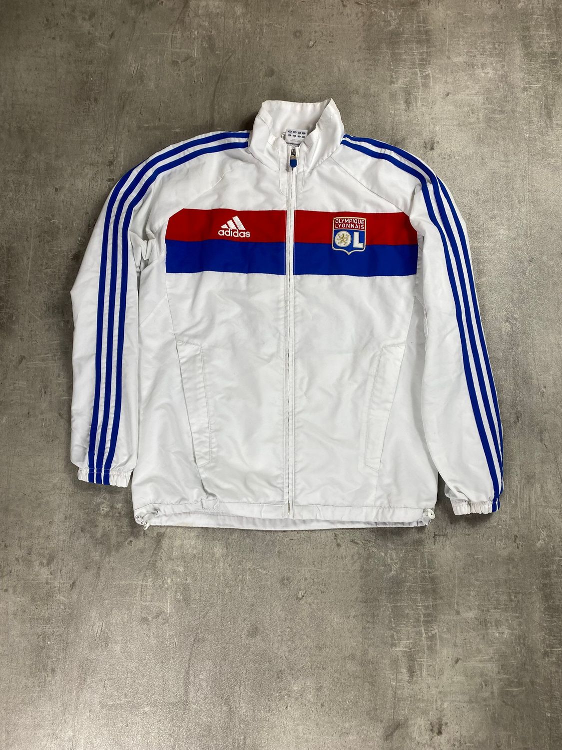 Olympique Lyonnais Trackjacket RetroAdidas White 2011