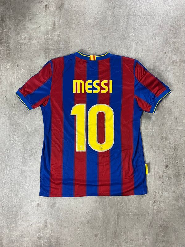 Leo Messi FC Barcelona Home Shirt Retro Nike 2009/2010