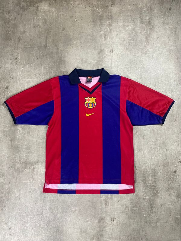 FC Barcelona Home Shirt retro Nike 2000/2001