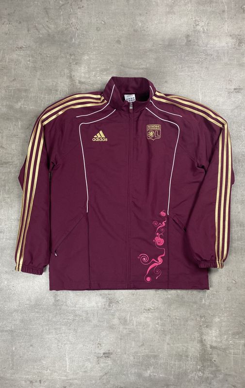 Olympique Lyon Trackjacket Vintage adidas Burdeos 2010