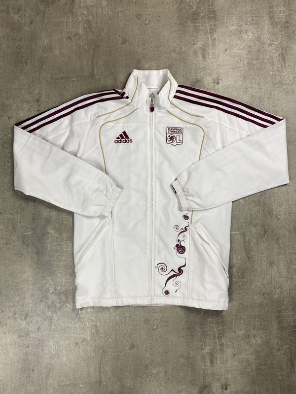 Olympique Lyon Trackjacket vintage adidas White 2010