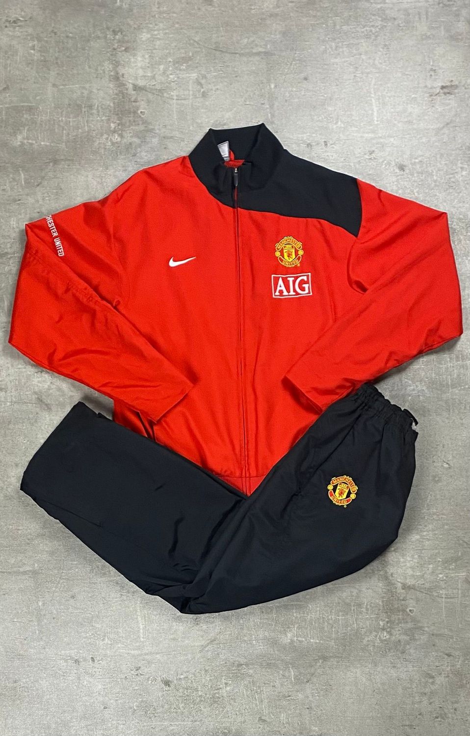 Manchester United Tracksuit Retro Nike Red 2010