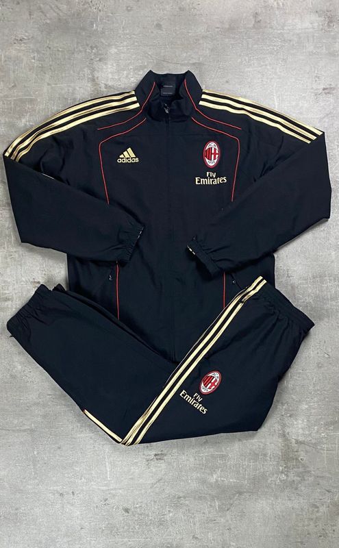 AC Milán Tracksuit Retro Adidas 2010 Black