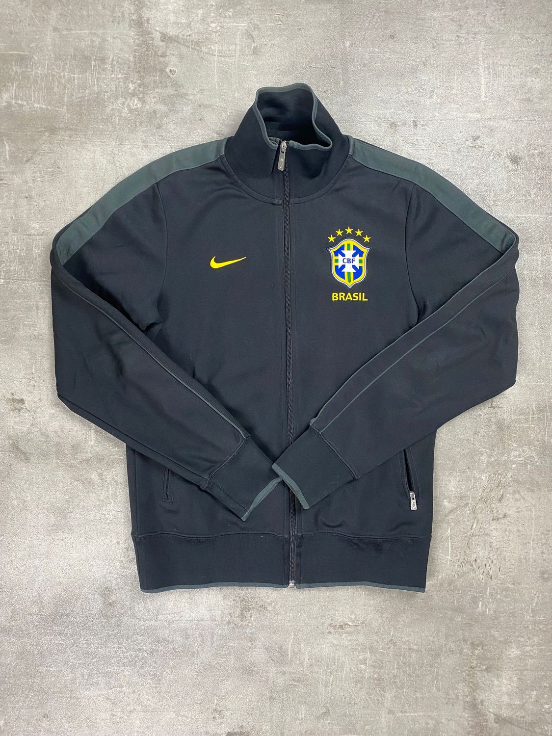 Brasil Trackjacket Retro Nike Black 2009/2010