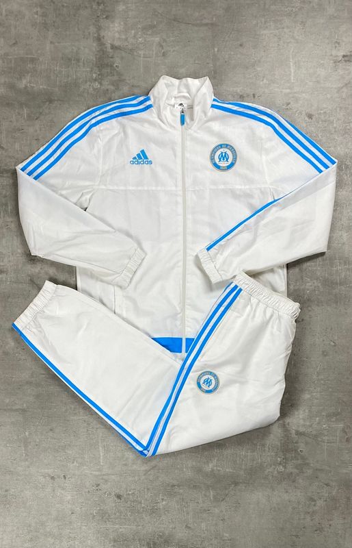 Olympique Marseille Tracksuit Retro Adidas White 2015/2016